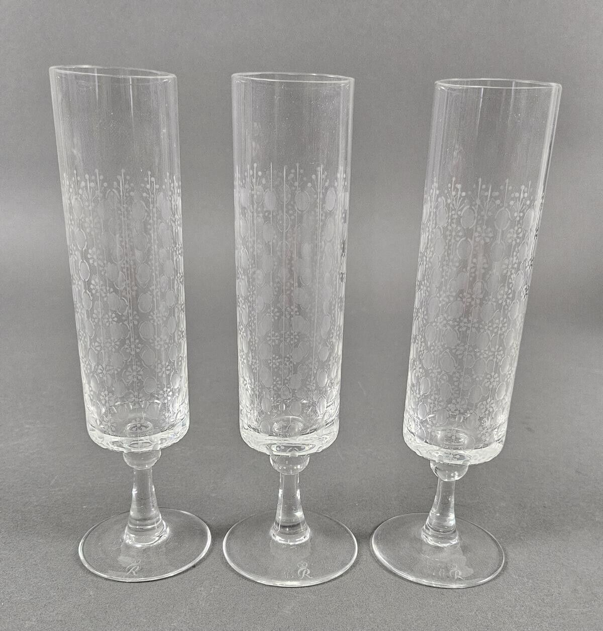 3 Rosenthal Gläser Romanze Björn Wiinblad Sektgläser Main Image