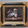 PLAUE PMP PORZELLAN BILDPLATTE VASE DE FLEURS NACH WILLEM VAN AELST